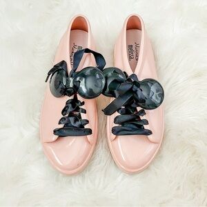 Melissa Disney Mickey Mouse Minnie Mouse Light Pink
Lace Jelly Sneakers Size 7